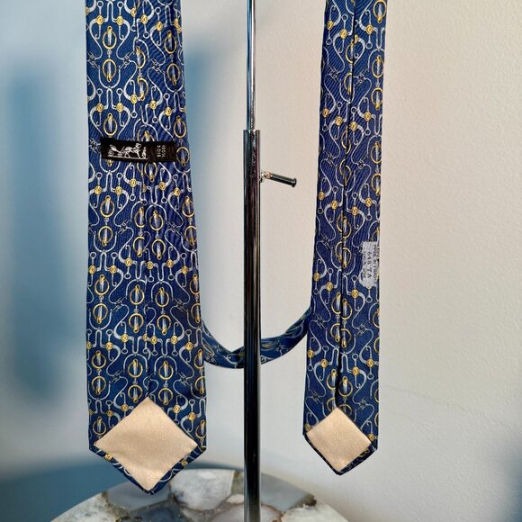 Authentic Vintage Hermes Silk Neck Tie (pick 1) - Picture 9 of 16